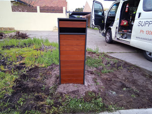 Milkcan Hamilton Parcel & Mail Pillar