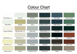 City Living Bifold 3000 x 1200 colour chart-Aussie Clotheslines & Letterboxes